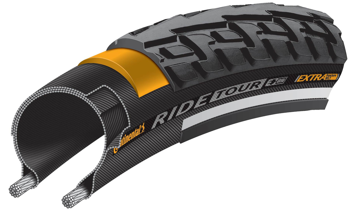 Continental Ride Tour 700 x 47 Reflex Urban Tyre Continental