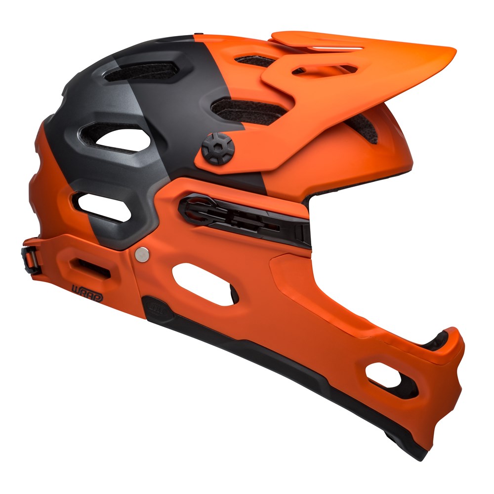 bell 3r helmet australia Bell Super 3R MIPS Full face Helmet (Orange / Black) – The Bicycle Company
