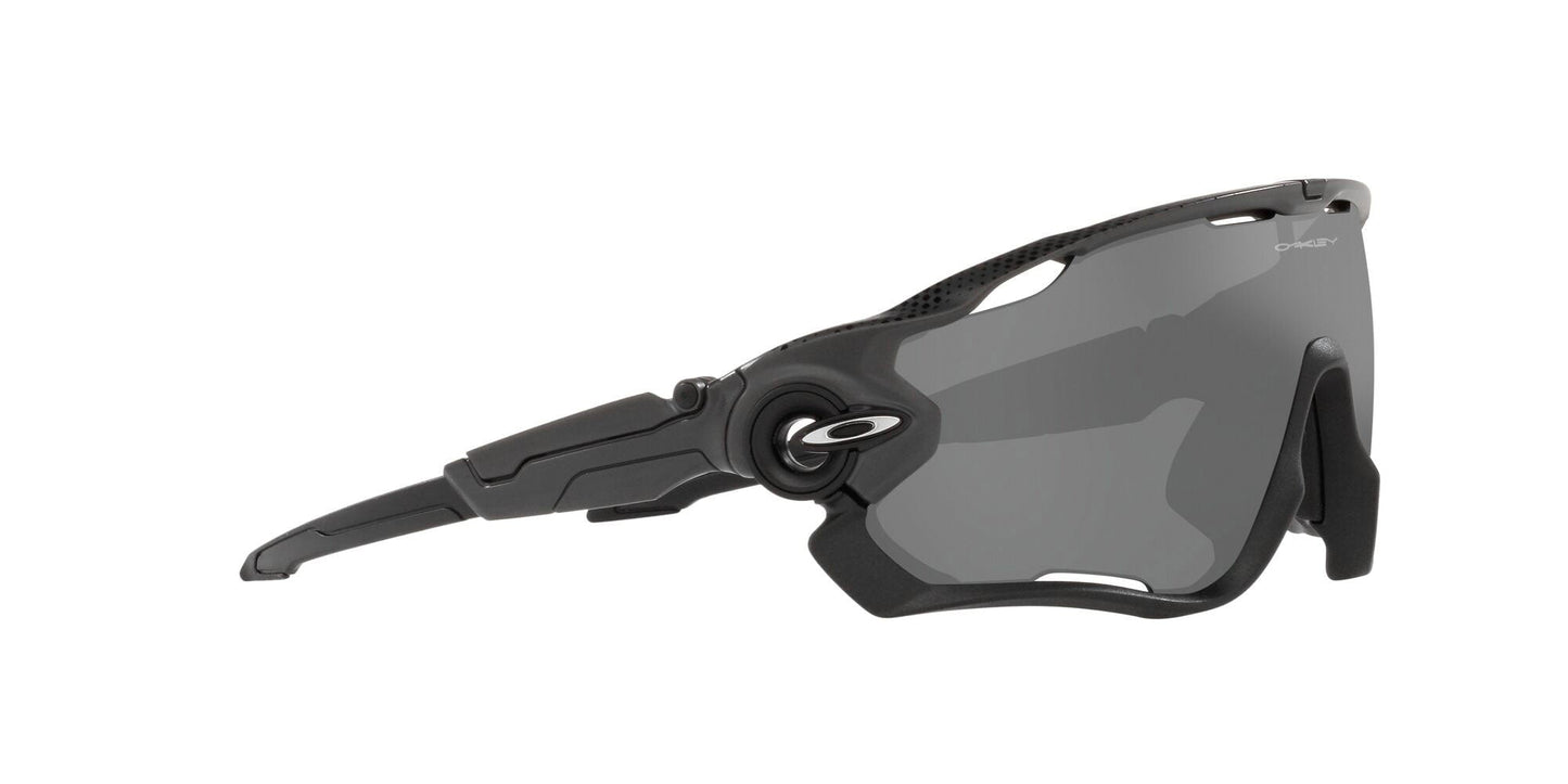 Oakley Jawbreaker Hi Res Cycling Glasses (Matte Carbon / Prizm Black) Oakley