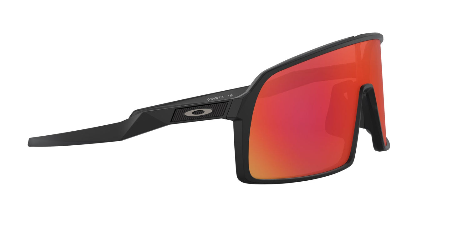 Oakley Sutro Cycling Glasses (Matte Black / Prizm Trail Torch) Oakley