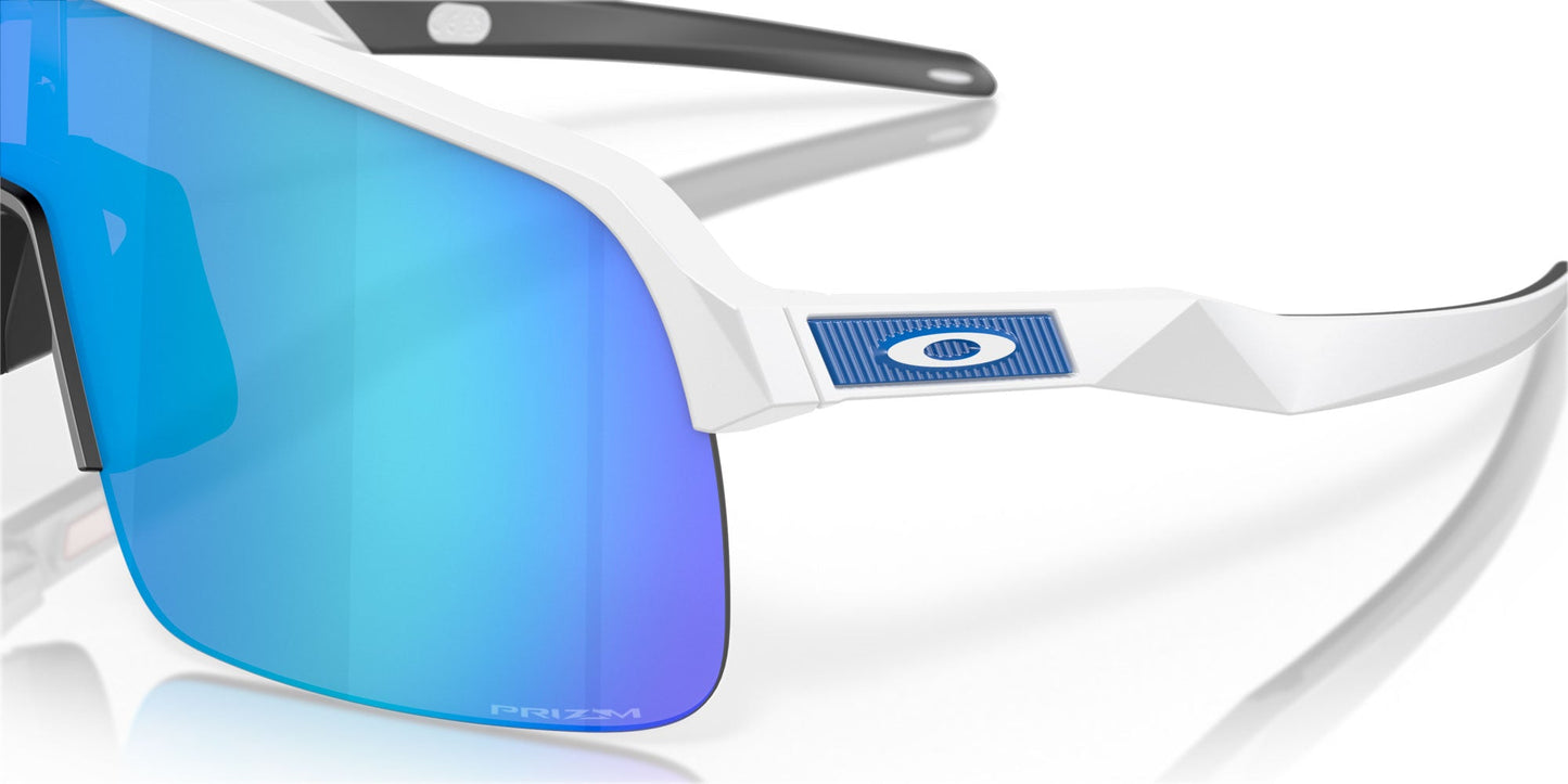 Oakley Sutro Lite Cycling Glasses (Matte White / Prizm Sapphire) Oakley