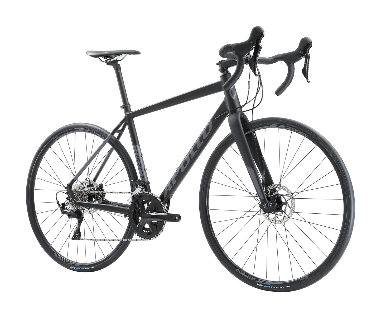 Apollo Giro 40 - Road Bike (Matte Black/Charcoal) Apollo