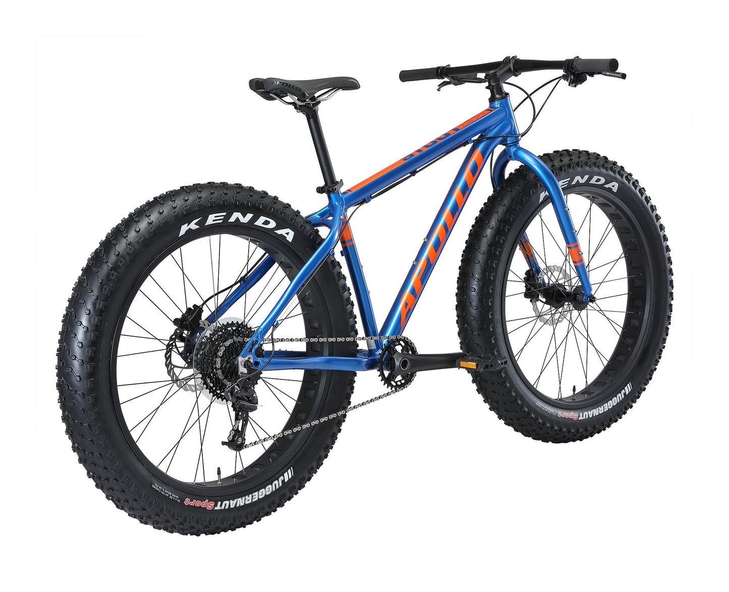 Apollo Stout 10 - 26" Fatbike (Gloss Navy Blue / Orange) Apollo