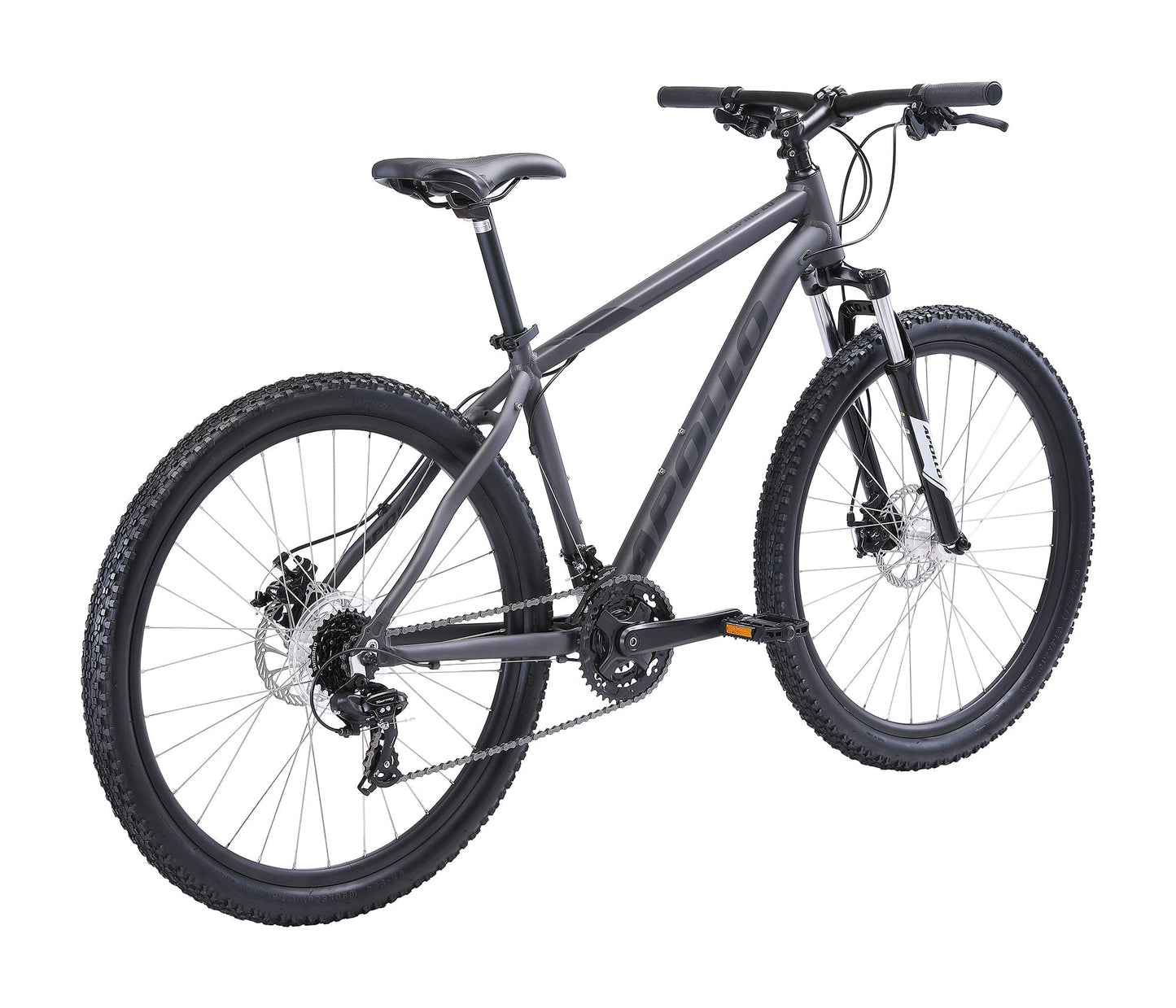 Apollo Aspire 20 - 27.5" Recreational MTB (Matte Charcoal / Black) Apollo