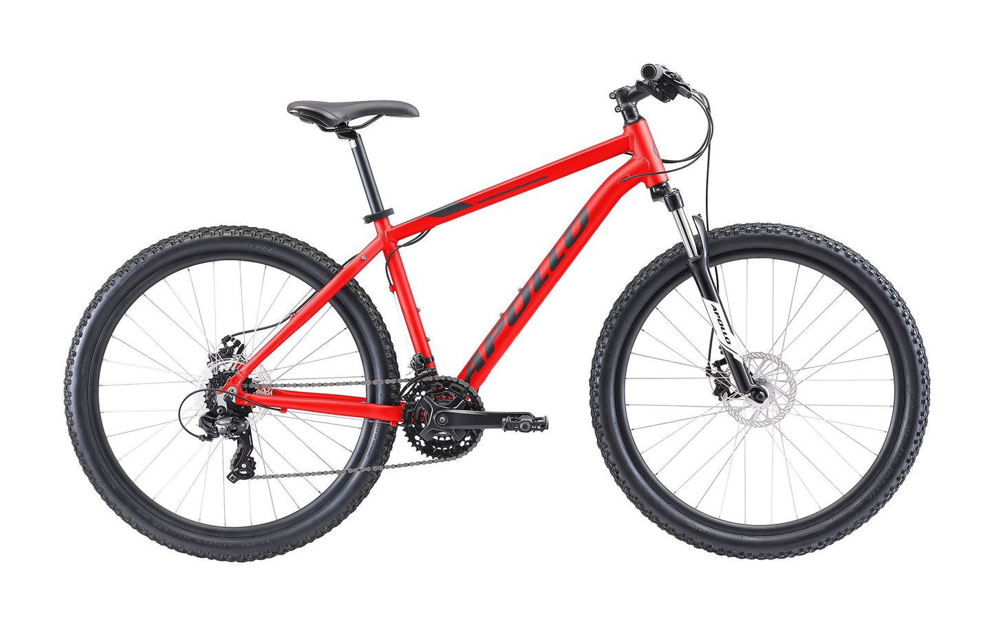 Apollo Aspire 20 - 27.5" Recreational MTB (Matte Red / Black) Apollo