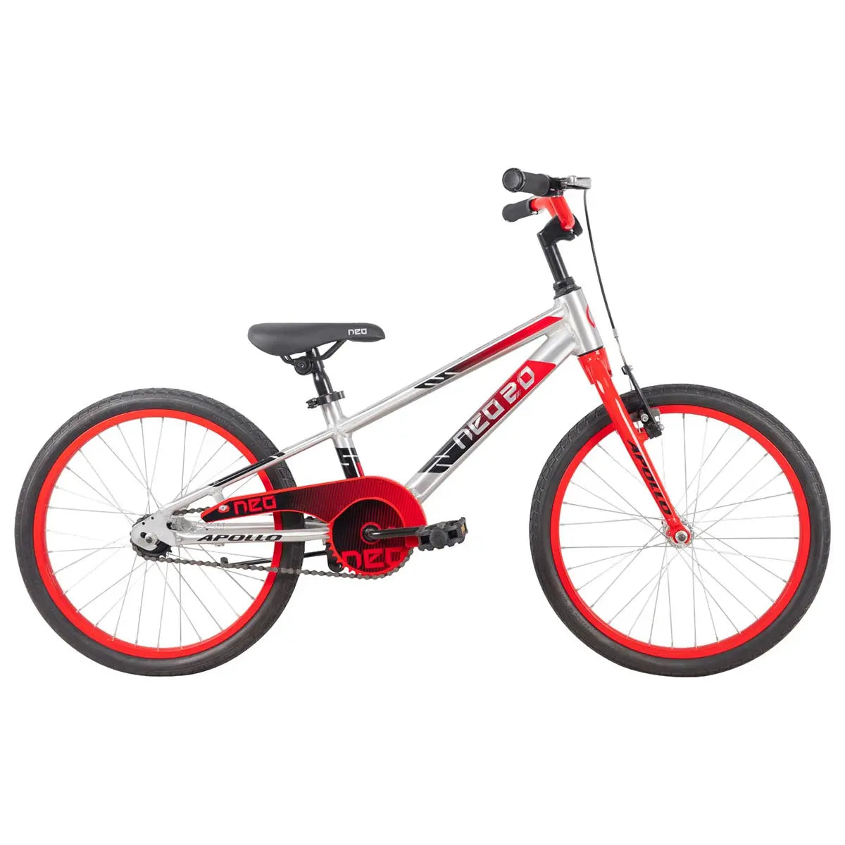 Neo+ 20 Boy's Bike (Brushed Alloy / Red, Black Fade) Neo