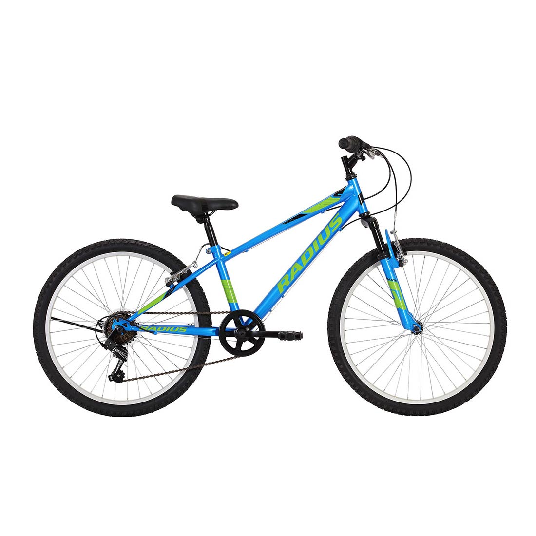 Radius Leopard 24" Youth Bicycle (Gloss Blue / Lime / Black) Radius