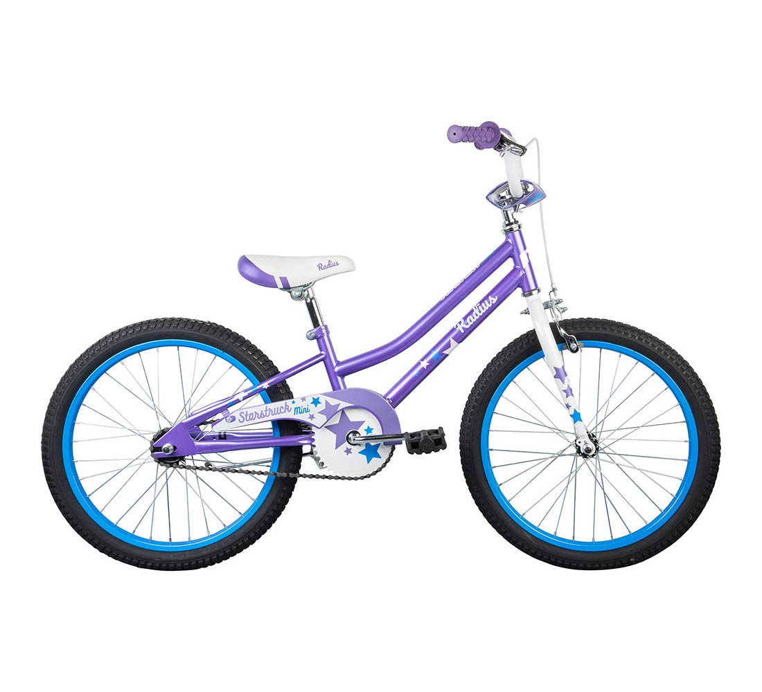 Radius Starstruck Mini 20" Youth Bicycle (Gloss Lavender / White / Blue) Radius