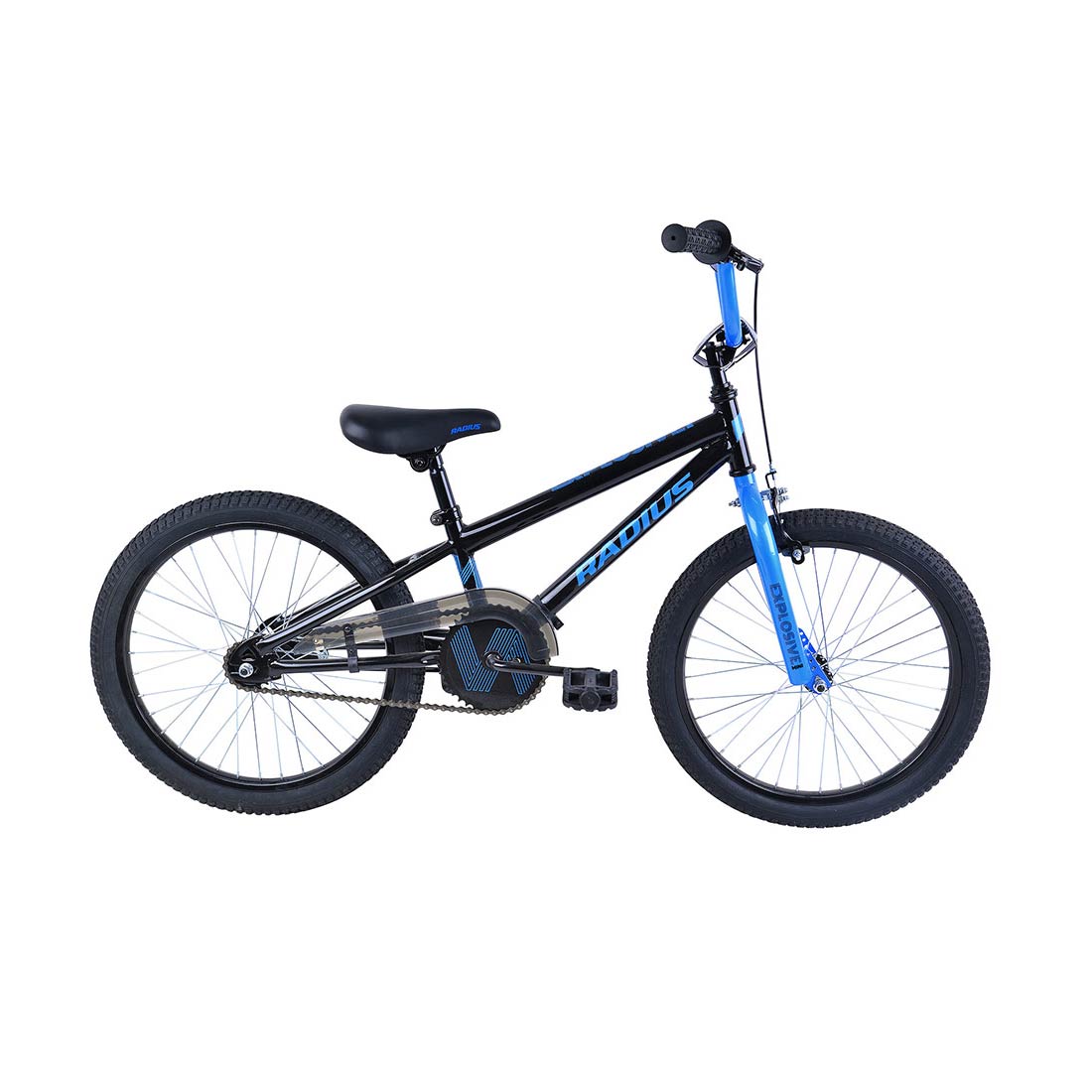Radius Explosive Mini 20" Youth Bicycle (Gloss Black / Blue) Radius