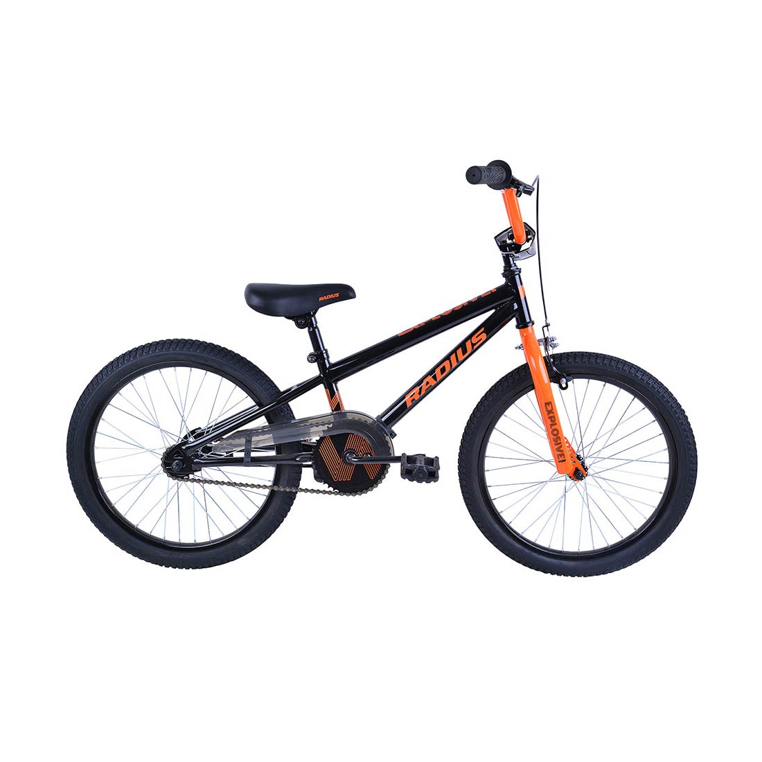 Radius Explosive Mini 20" Youth Bicycle (Gloss Black / Orange) Radius