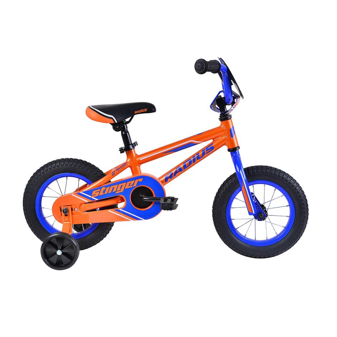 Radius Stinger AL 12" Juvenile Bicycle (Gloss Orange / Navy Blue) Radius