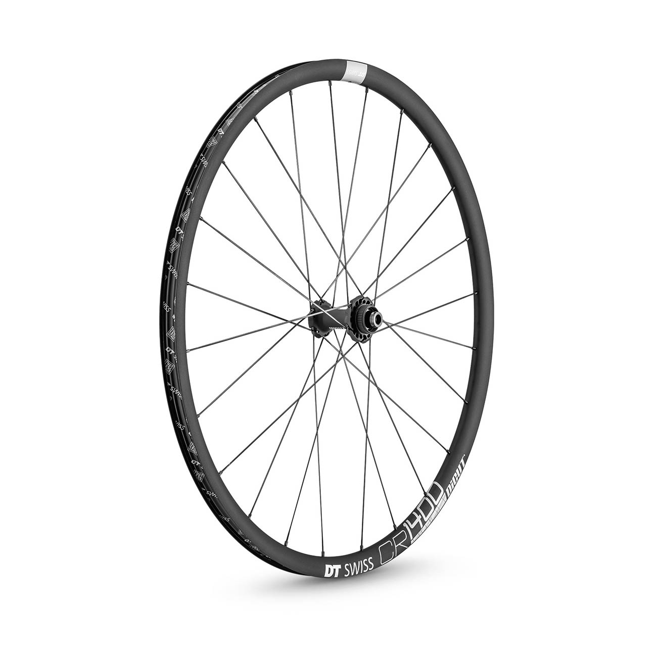 DT Swiss CR 1400 Dicut DB 25 12 x 100 Cyclocross Front Wheel DT Swiss