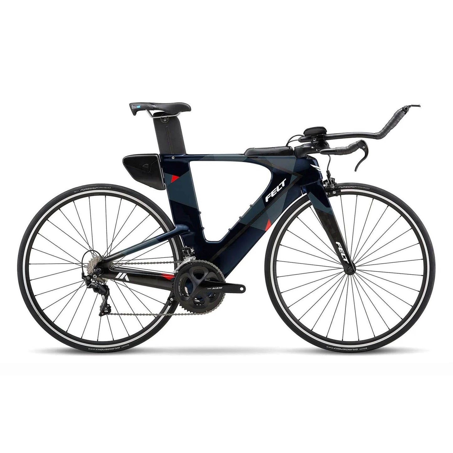 Felt IA | Advanced | 105 RimBrake Triathlon Bike (Midnight) Felt