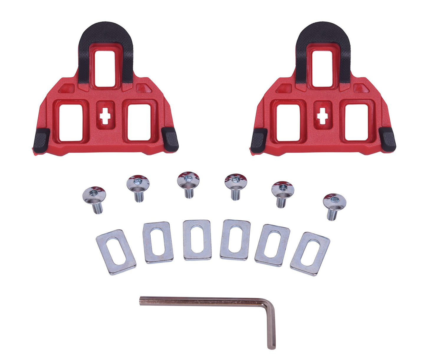 FLR R0 SPD-SL Cleats + 4mm wrench - Red FLR