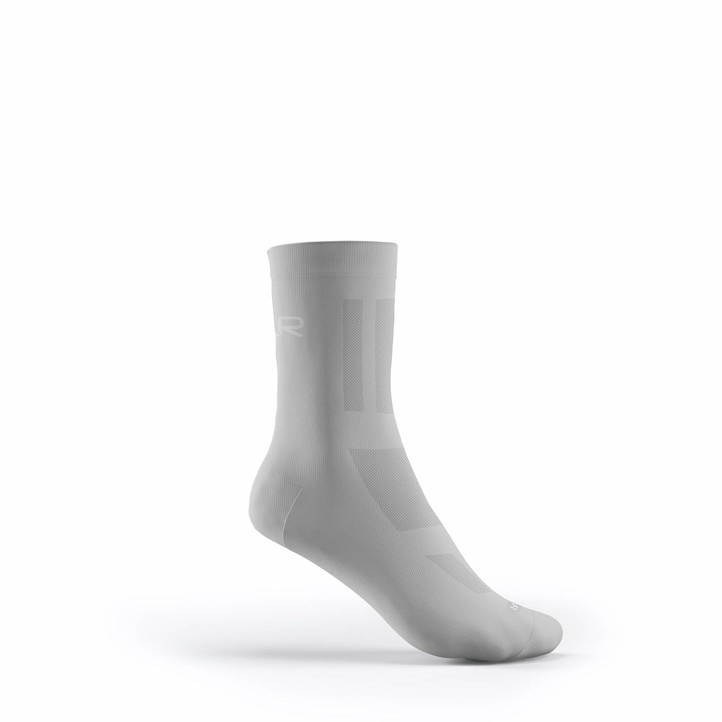 FLR Elite 14cm Cycling Socks White FLR
