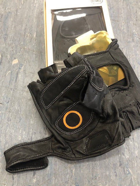 knog handschuhe Knog Leather Fingerless Gloves – The Bicycle Company