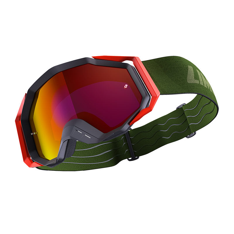 Limar Roc Goggles For Delta Helmets (Dark Green) Limar
