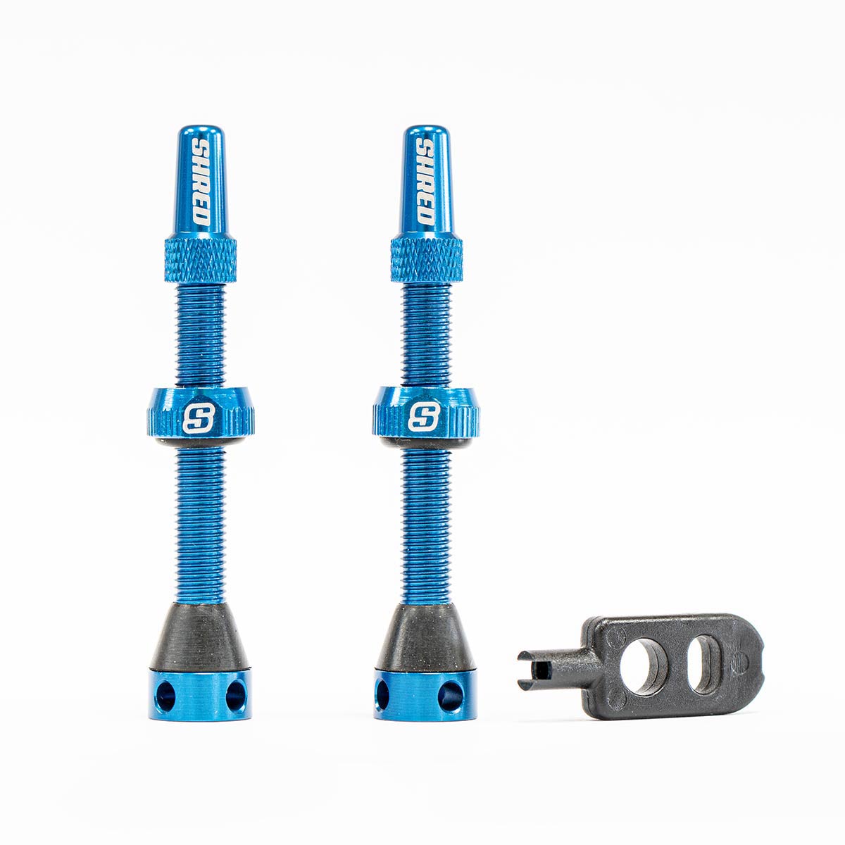 Shred Tubeless Valves Set - 50mm Blue Shred