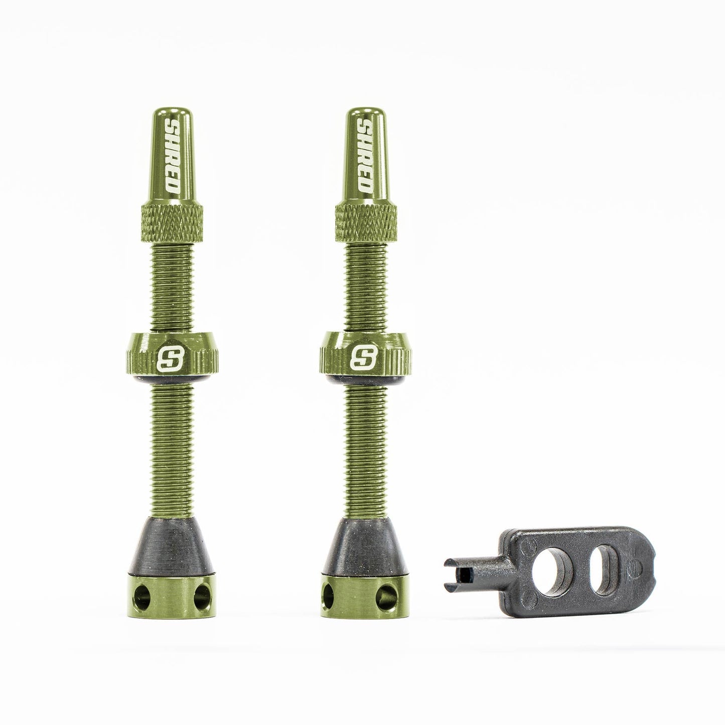 Shred Tubeless Valves Set - 50mm Green Shred