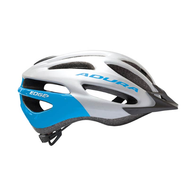 Adura Edge+ Helmet (Gloss White/Gloss Light Blue) Adura