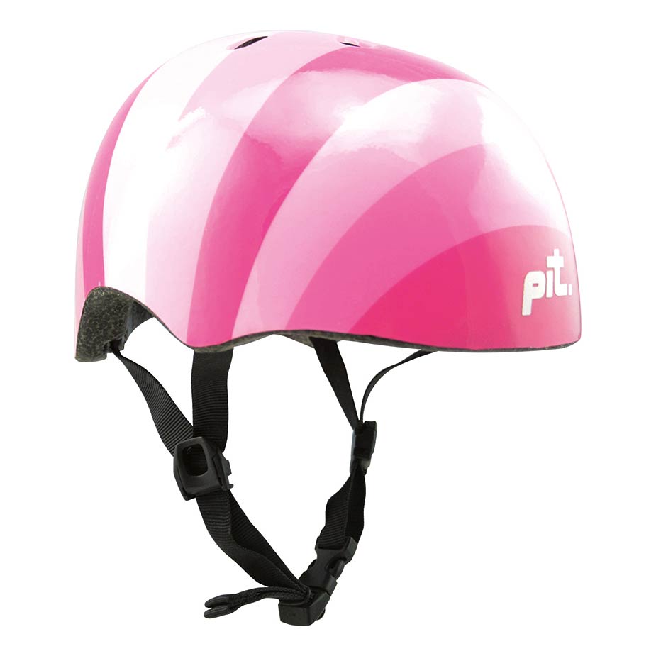 Pit Stripes Adult Helmet (Pink) Pit