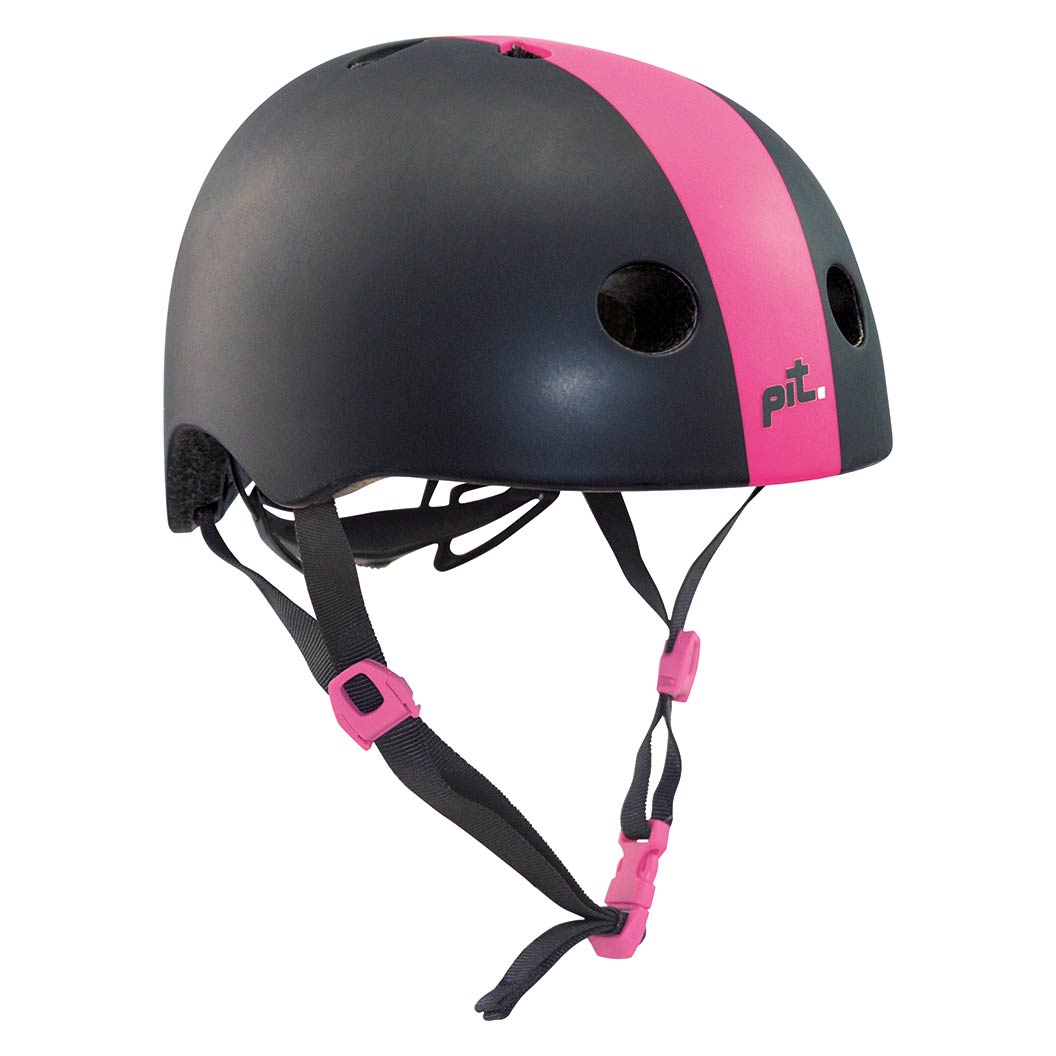 Pit Urban Helmet (Matte Black/Matte Pink) Pit