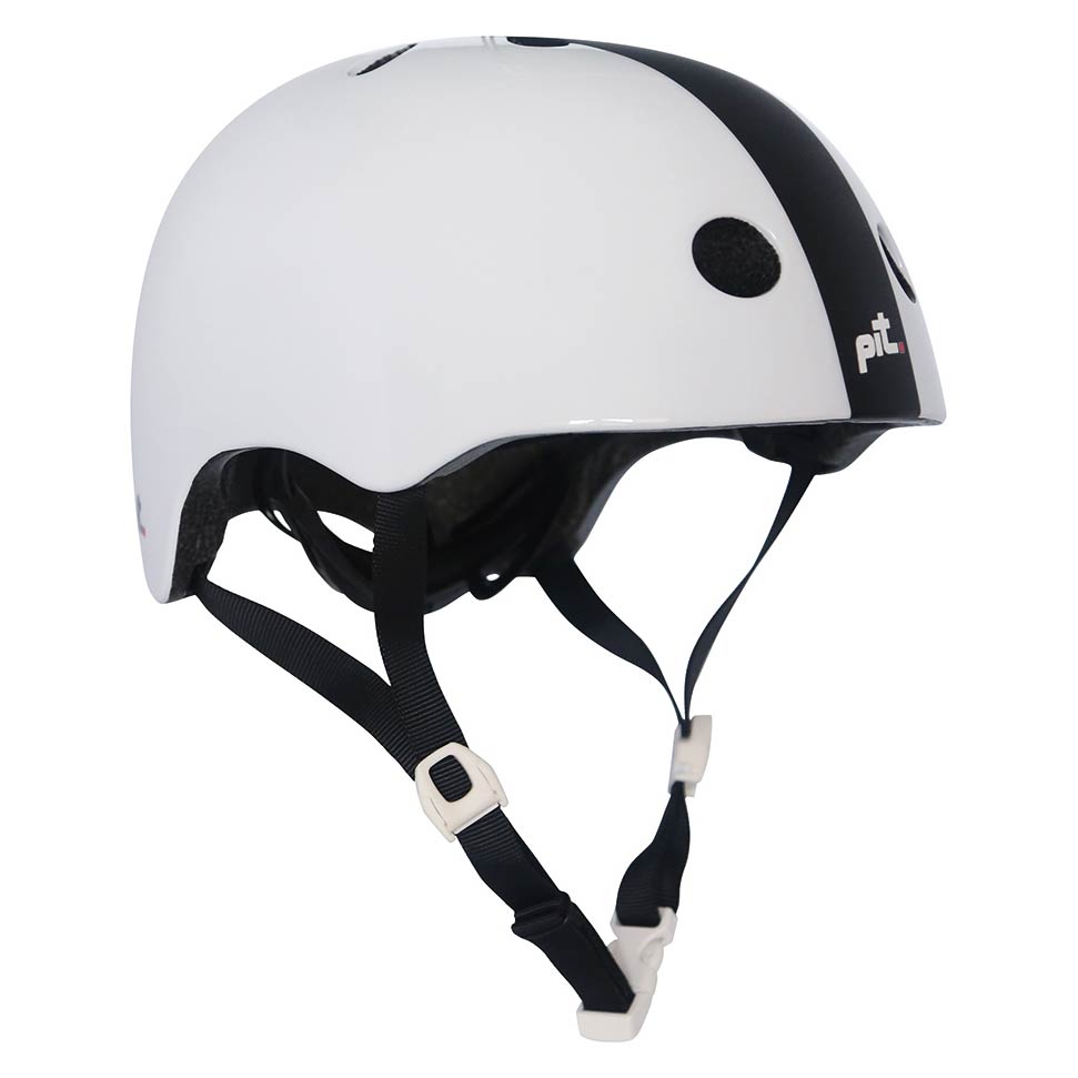 Pit Urban Helmet (Gloss White/Matte Black) Pit
