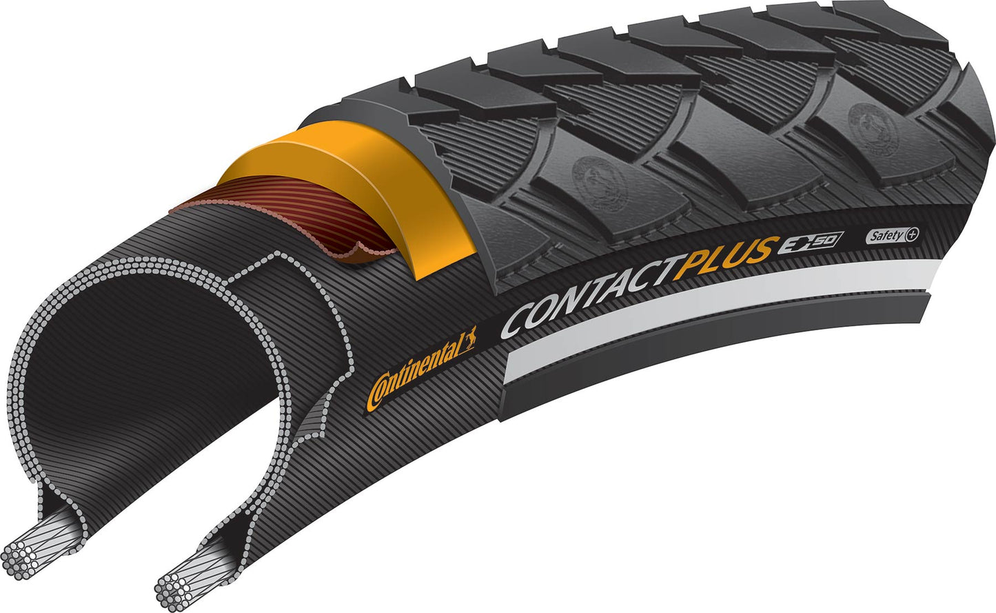 Continental Contact Plus 700 x 35 Reflex Urban Tyre