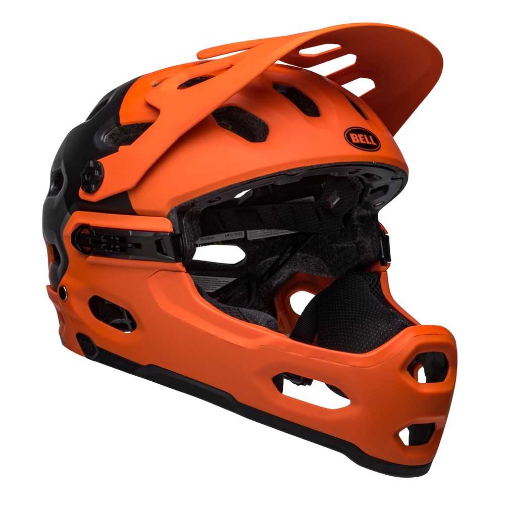 bell full face mtb helmet australia Bell Super 3R MIPS Full face Helmet (Orange / Black) – The Bicycle Company