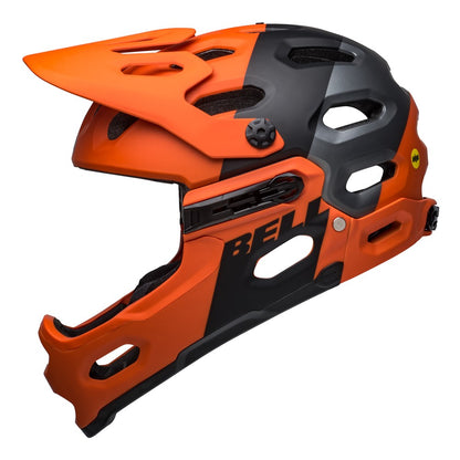 Bell Super 3R MIPS Full face Helmet (Orange / Black) Bell