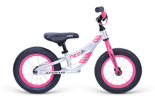 Neo Jr Girls Bike (Silver / Pink / White)