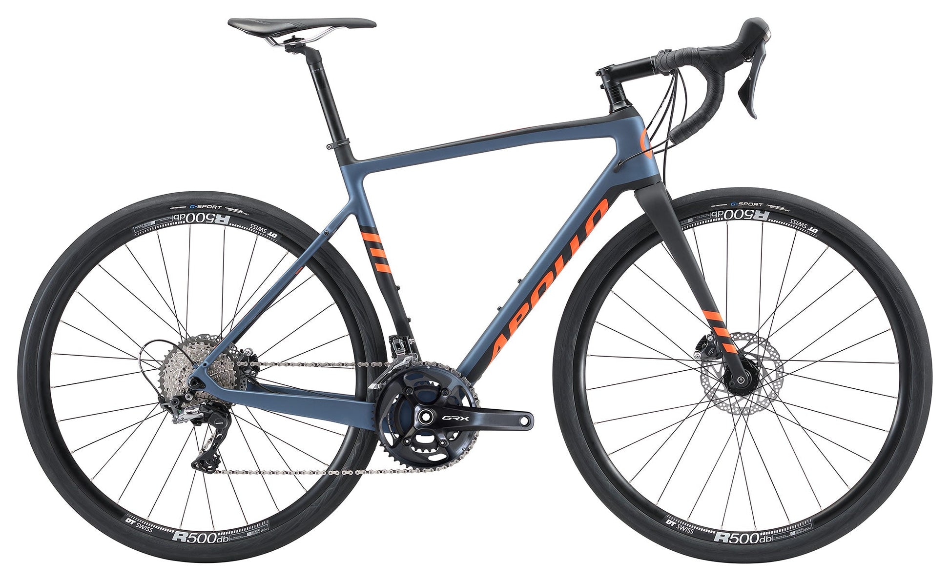 Apollo Scout 30 Gravel Bike (Matte Slate / Black / Orange) – The Bicycle Company