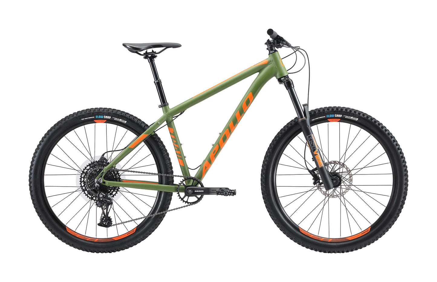 Apollo Trail 30 - Trail MTB (Matte Green / Orange)