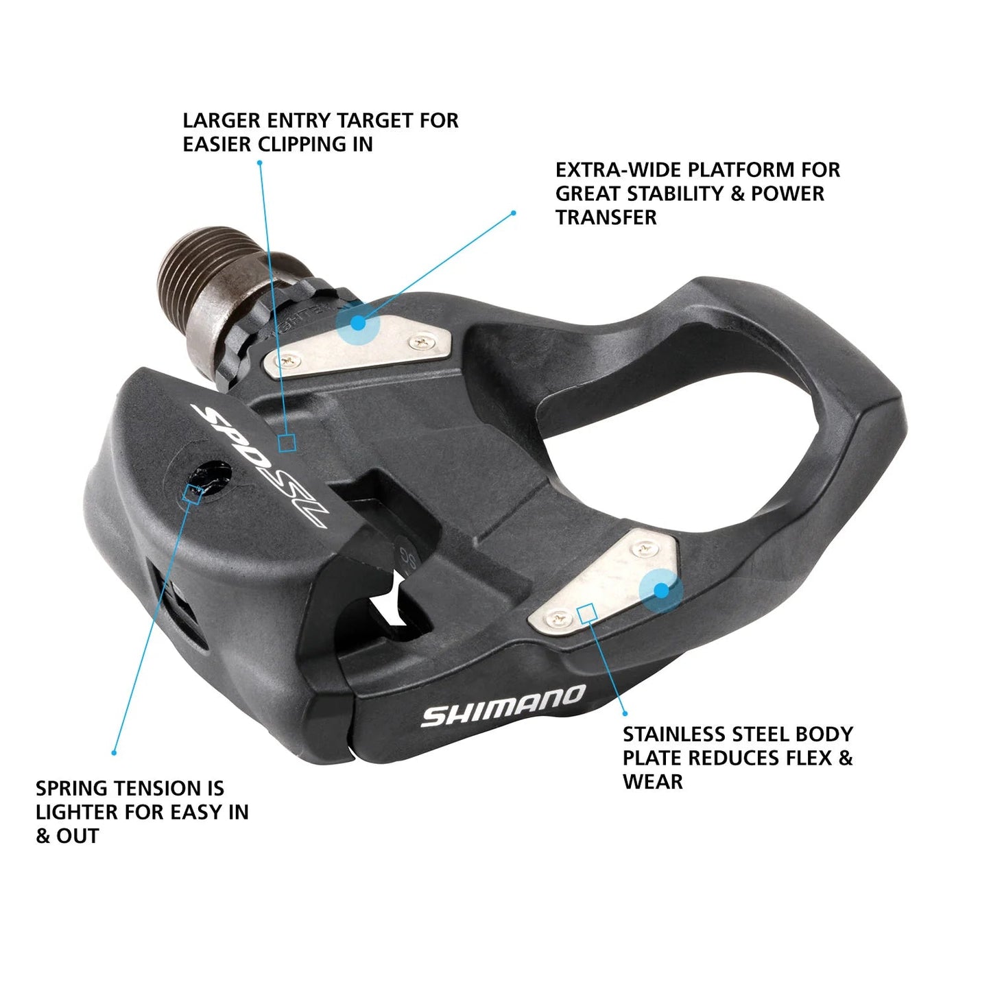 Shimano PD-RS500 Road Pedals Shimano