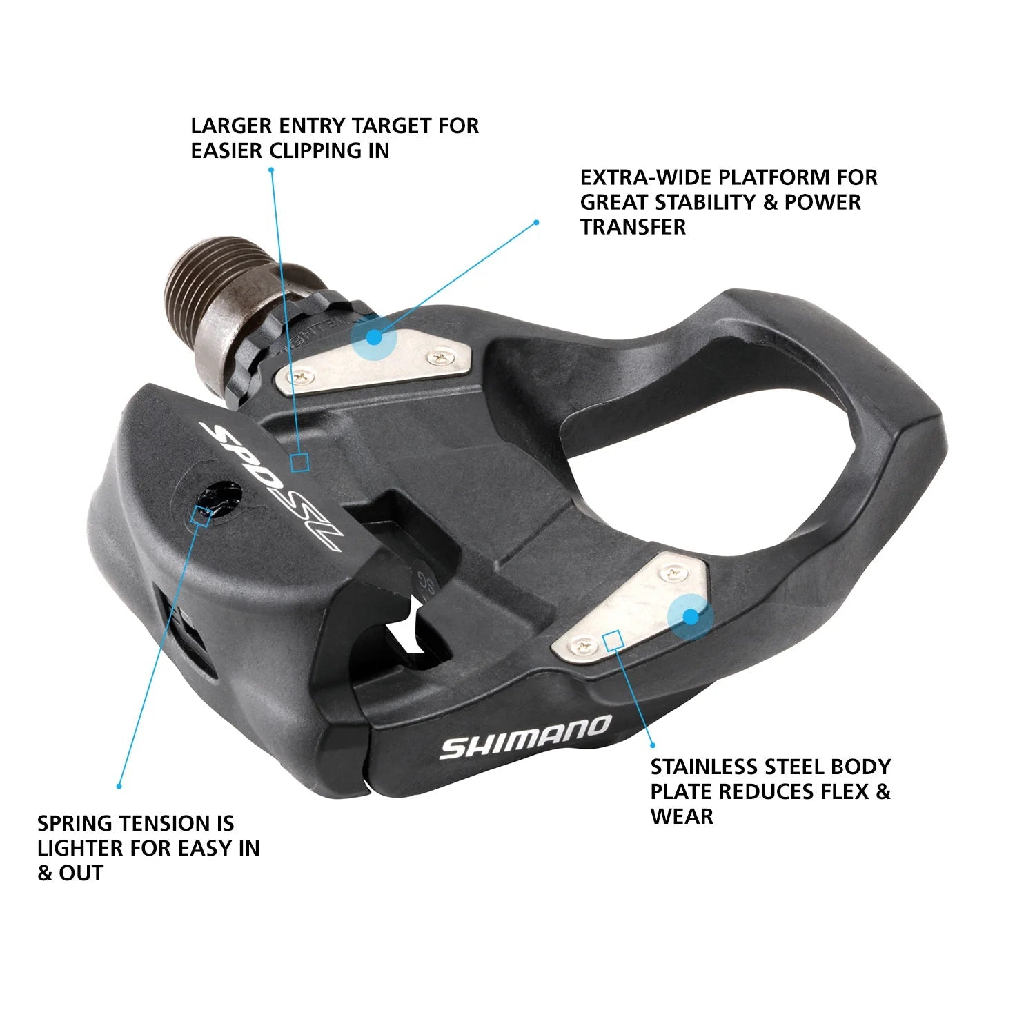 Shimano PD-RS500 Road Pedals Shimano
