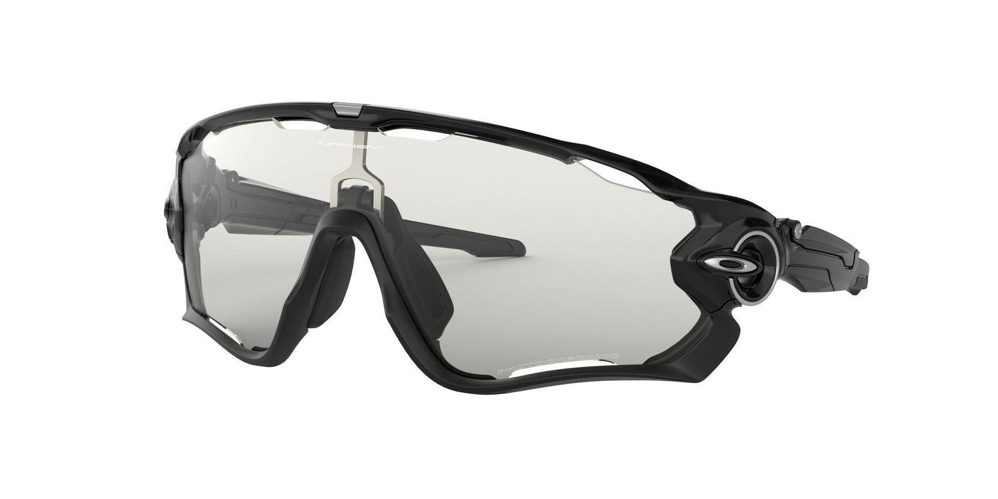 Oakley Jawbreaker Cycling Glasses (Polished Black / Clear to Black Iridium Photochromic)