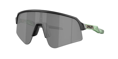 Oakley Sutro Lite Sweep Cycling Glasses (Matte Black Translucent Jade / Prizm Black)