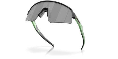 Oakley Sutro Lite Sweep Cycling Glasses (Matte Black Translucent Jade / Prizm Black)