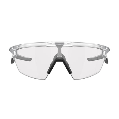 Oakley Sphaera Cycling Glasses (Matte Clear / Clear to Black Iridium Photochromic)