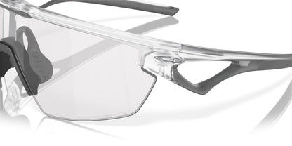 Oakley Sphaera Cycling Glasses (Matte Clear / Clear to Black Iridium Photochromic)