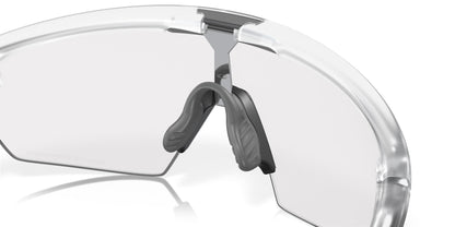 Oakley Sphaera Cycling Glasses (Matte Clear / Clear to Black Iridium Photochromic)