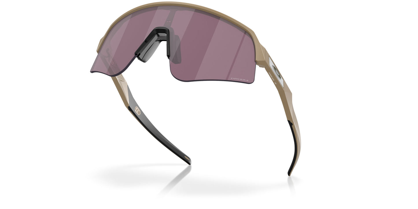 Oakley Sutro Lite Sweep Cycling Glasses (Matte Terrain Tan / Prizm Road Black)