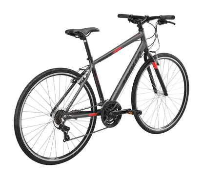 Apollo Trace 10 - Urban Bike (Matte Charcoal / Black / Red)