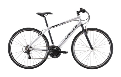 Apollo Trace 10 - Urban Bike (Matte Silver / Black)