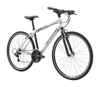 Apollo Trace 10 - Urban Bike (Matte Silver / Black)