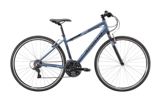 Apollo Trace 10 WS - Womens Urban Bike (Matte Slate / Black / Ice Blue)