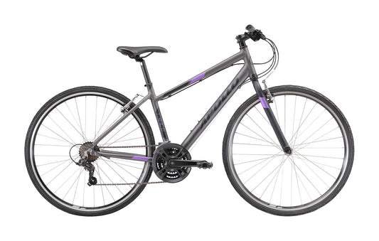 Apollo Trace 10 WS - Womens Urban Bike (Matte Charcoal / Black / Lavender)