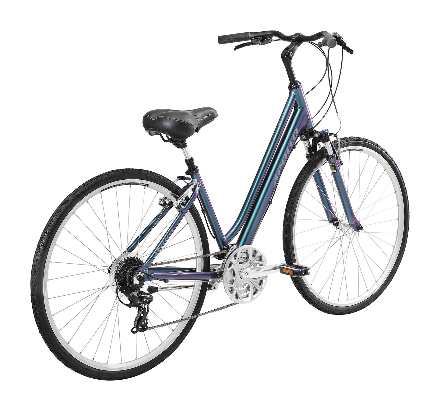 Apollo Altura WS - Womens Comfort Bike (Gloss Dark Turquoise)