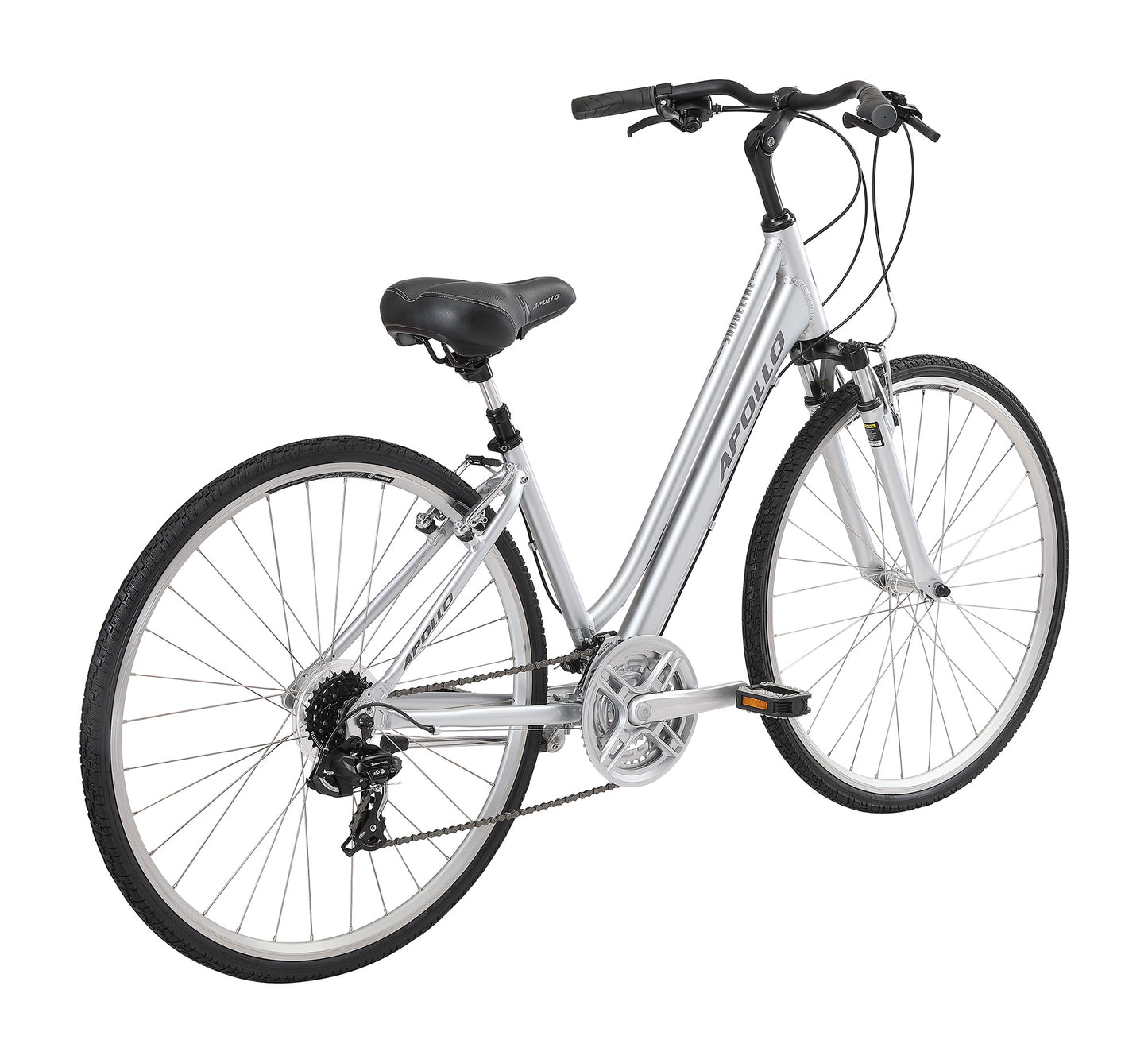 Apollo Shoreline WS - Womens Comfort Bike (Gloss Silver)