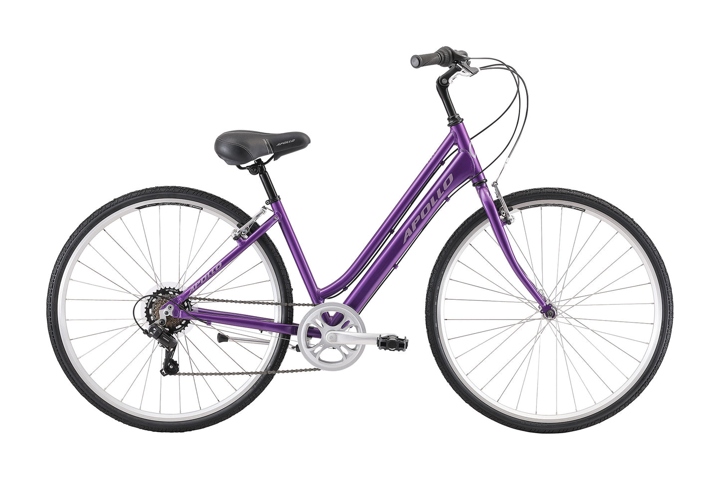 Apollo Villa WS - Womens Comfort Bike (Gloss Purple)